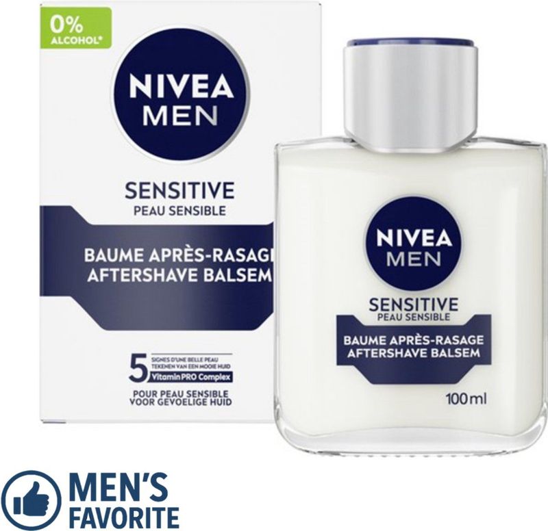 Nivea Men - Aftershave Balsem - Herstellend - 100ml - Voor Gevoelige Huid