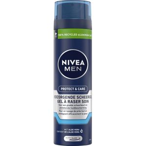 NIVEA MEN Protect & Care Scheergel - Met Aloë Vera en Vitamine B5 - Hydraterend - 200 ml