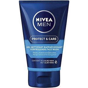 NIVEA MEN Protect & Care Reinigingsgel Gezicht - Face Wash - Gezichtsreinigingsmiddel - Cleanser Gezicht Wassen - 100 ml