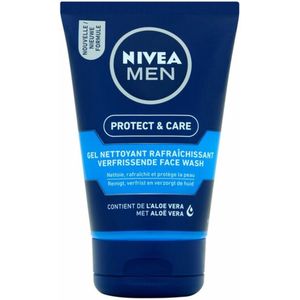 6x Nivea Men Face Wash Protect & Care 100 ml
