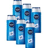 NIVEA MEN - Strong Power - Shampoo - 6 x 250 ml