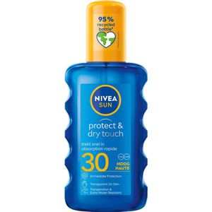 NIVEA - SUN Protect & Dry Touch - Zonnebrand Spray - SPF 30 - 200 ml - Waterbestendig