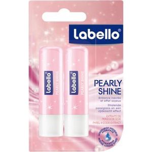 Labello Lippenbalsem Pearly Shine Duo Blister - 2x 4,8 gr. 5.5 ml