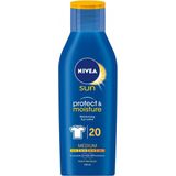 NIVEA - SUN Protect & Moisture - Bruiningsmelk - SPF 20 - 200 ml
