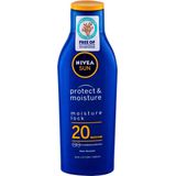 NIVEA - SUN Protect & Moisture - Bruiningsmelk - SPF 20 - 200 ml