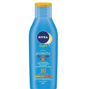 NIVEA SUN Protect & Bronze Zonnemelk SPF 30 - 200 ml