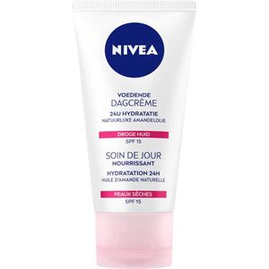 Nivea Nourishing DagcreÌ€me - SPF 15 - 50 ml (voor droge en gevoelige huid)