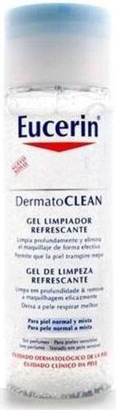 Eucerin - Dermatoclean - Gezichtsreinigingsgel - 200 ml - Voor Gevoelige Huid