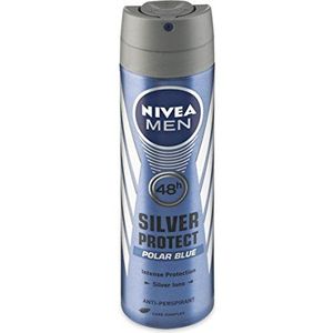 Nivea Deodorant Silver Protect Polar Blue Male 150 ml