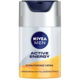 Nivea Men - Active Energy - Gezichtscrème - 50ml - Hydraterend