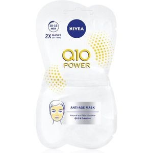 Nivea Q10 Gladmakende Masker  tegen Rimpels 2x7.5 ml