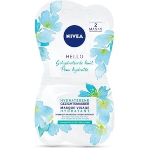 NIVEA - Pure & Natural - Gezichtsmasker - 2 x 7,5 ml