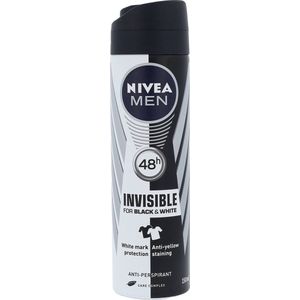 Nivea Men Invisible Black & White - Antitranspirant Spray - 150 ml