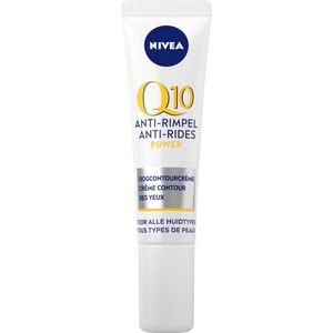 NIVEA Q10 POWER Oogcontourcrème - Alle huidtypen - Met huideigen Q10 en creatine - Vermindert kraaienpootjes - 15 ml