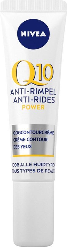 NIVEA Q10 POWER Oogcontourcrème - Alle huidtypen - Met huideigen Q10 en creatine - Vermindert kraaienpootjes - 15 ml