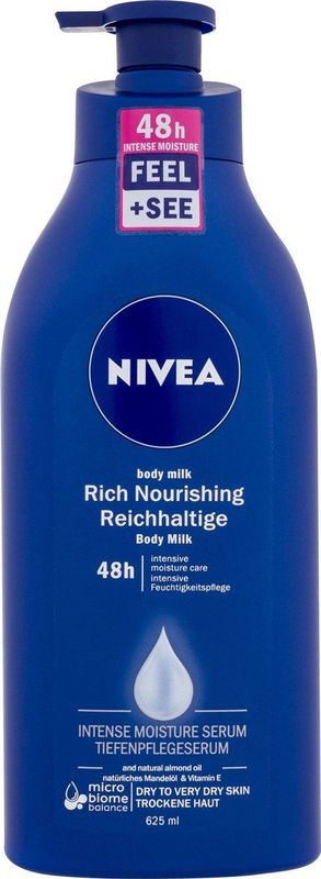 NIVEA - Body Milk - Bodylotion - 625 ml - Voedend