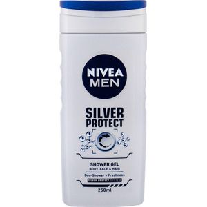 Nivea - Silver Protect Shower Gel - Shower Gel for Men - 250ml