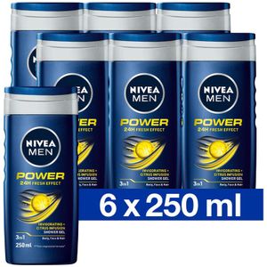 NIVEA Men - Power Refresh - Douchegel - 250 ml
