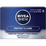 NIVEA Men - Original Mild - Intensieve Vochtinbrengende Crème - 3 x 50 ml - Aloë Vera