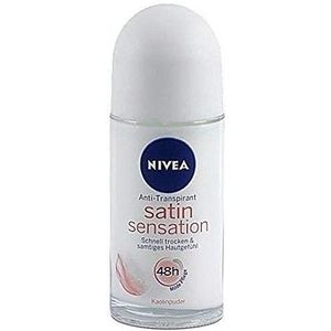 Nivea Satin Sensation Deodorantroll-on, voor dames, set van 6 stuks, anti-transpirant, 50 ml