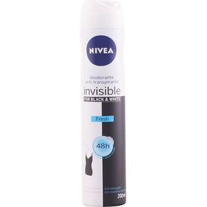 Nivea BLACK & WHITE INVISIBLE FRESH - deodorant - spray 200 ml