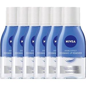 Nivea Visage - Oogmake-up Remover - Double Effect - Voordeelverpakking 6 x 125 ml