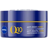 NIVEA Q10 POWER Anti-Rimpel Nachtcrème - Alle huidtypen - Crème Verrijkt met Q10 en creatine - 50 ml