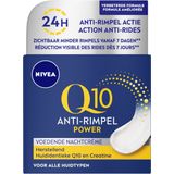 NIVEA Q10 POWER Anti-Rimpel Nachtcrème - Alle huidtypen - Crème Verrijkt met Q10 en creatine - 50 ml