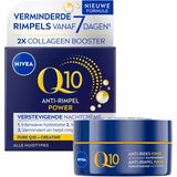 NIVEA Q10 POWER Anti-Rimpel Nachtcrème - Alle huidtypen - Crème Verrijkt met Q10 en creatine - 50 ml