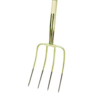 Ideal Spitvork mestvork met t-steel   4 tands      rond