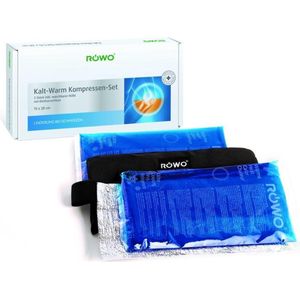 Röwo Cold-hot pack + houder met klittenband 12x29cm set à 2 stuks