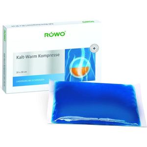 Röwo Hot-Coldpack met wasbare hoes met klittenband 20x30cm