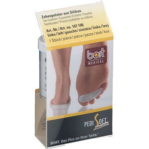 Bort - Pedisoft - Hamerteenkussen - Links - Silicone - Per Stuk