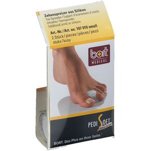 Bort Pedisoft Teenspreider - Siliconen Teenspreider voor Hallux Valgus - Teencorector - Maat 1