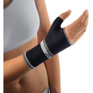 BORT SellaFlex duimbrace - elastische duim- en polsbandage – bij artrose - bij overbelasting - distorsie - Maat: XL ( 19-21 cm Omvang Pols) – Kleur: Zwart
