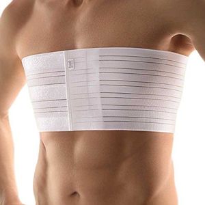 Bort - Medical - Ribbrace - Zwart - Elastisch - Ademend