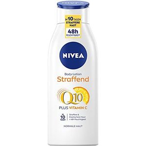 Nivea Q10 Huidverstevigende bodylotion + vitamine C, lichaamslotion voor een strakkere huid en verbeterde elasticiteit in 10 dagen, per stuk verpakt (1 x 400 ml)