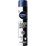 NIVEA MEN - Deodorant Spray Invisible For Black & White Power - 200 ml - Anti-transpirant - 72 uur Bescherming