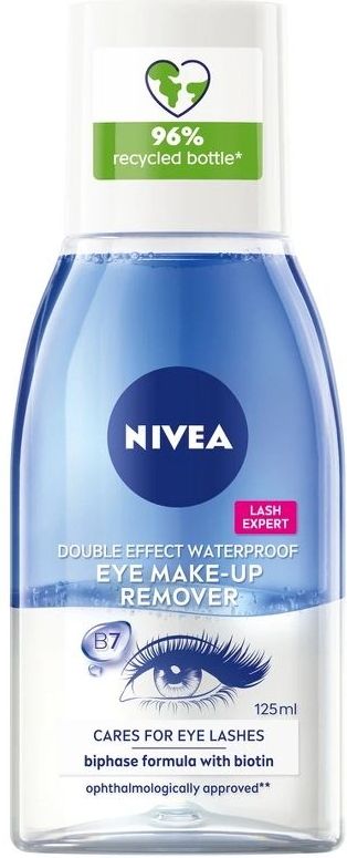 NIVEA Cleansing Daily Essentials Double Effect Eye Make-Up Remover 125 ml