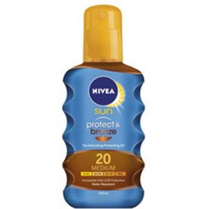 NIVEA - Protect & Bronze - Droge Olie - SPF 20 - 200 ml