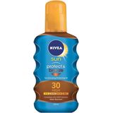 NIVEA - SUN Protect & Bronze - Droge Olie - SPF 30 - 200 ml
