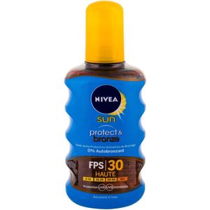 NIVEA - SUN Protect & Bronze - Droge Olie - SPF 30 - 200 ml