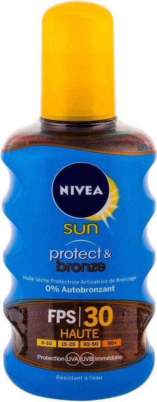 NIVEA - SUN Protect & Bronze - Droge Olie - SPF 30 - 200 ml