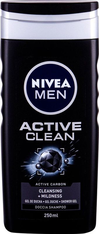 Douchegel - Charcoal - Actief Houtskool - 250ml