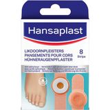 Hansaplast Likdoornpleisters Pleisters - Voet Verzorging - Likdoorn Verzorging - Eksteroog Pleister - Eeltpit - 8 Stuks