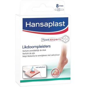 Hansaplast Likdoornpleisters Pleisters - Voet Verzorging - Likdoorn Verzorging - Eksteroog Pleister - Eeltpit - 8 Stuks
