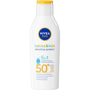 NIVEA Sun Babies & Kids Sensitive Protect SPF50+ Zonnemelk - 1+1 Gratis
