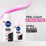 NIVEA Invisible For Black & White Clear - 100 ml - Pocketsize - Deodorant Spray