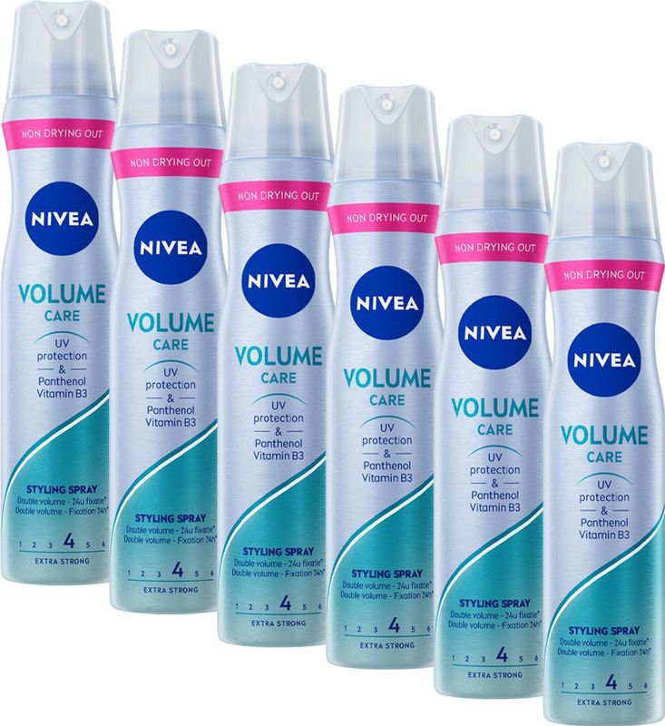 NIVEA Volume Care - Haarlak - 6 x 250 ml - Met Panthenol en Vitamine B3