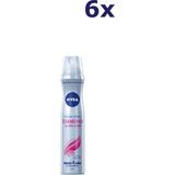 NIVEA Diamond Gloss Care Styling Haarlak - Haarspray - Haarverzorging - Voordeelverpakking - 6 x 250 ml